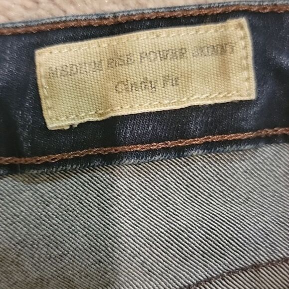 Guess Women's Med Rise Power Skinny Blue Jeans Sz 27 - Picture 6 of 10